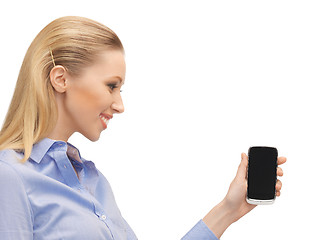 Image showing woman with cell phone