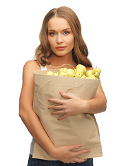 Image showing woman with bag