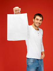 Image showing man with shopping bags