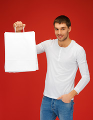 Image showing man with shopping bags