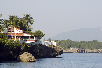 Image showing house over the sea