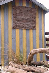 Image showing beach hut