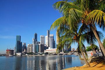 Image showing singapore skyline