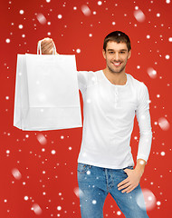 Image showing man with shopping bags