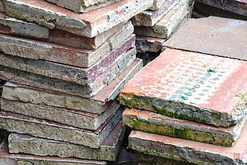 Image showing old tiles