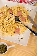 Image showing Pasta for kids