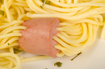 Image showing Pasta for kids