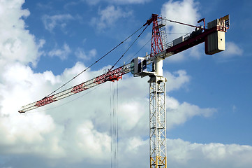 Image showing High Rise Crane