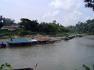 Image showing Floating Restaurants