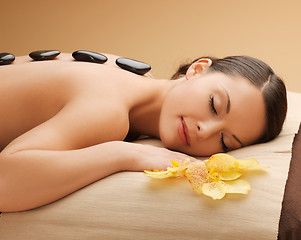 Image showing beautiful woman in spa salon