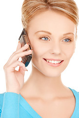 Image showing woman with cell phone