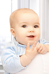 Image showing adorable baby at home