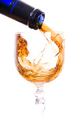 Image showing Alcohol splash