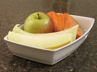 Image showing Fruits on plate - 2