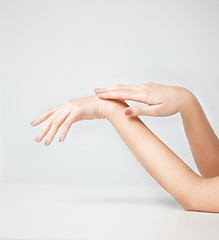 Image showing female soft skin hands