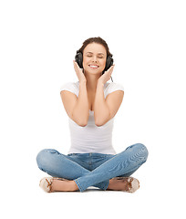 Image showing woman with headphones