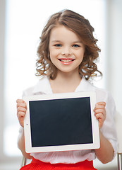 Image showing girl with tablet pc