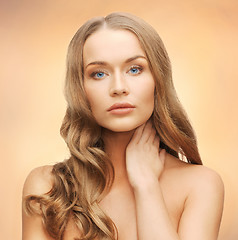 Image showing beautiful woman with long hair