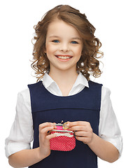 Image showing girl with coin purse