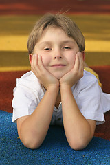 Image showing Boy at a playground
