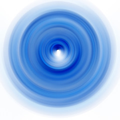 Image showing Blue Spinning Plate