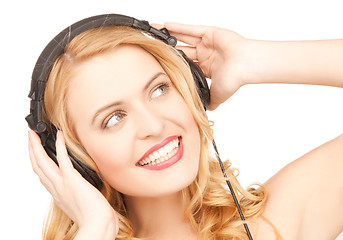 Image showing woman with headphones