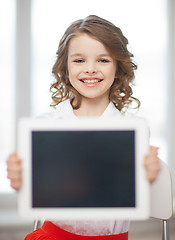 Image showing girl with tablet pc