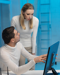 Image showing man and woman in laboratory