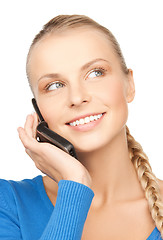 Image showing woman with cell phone