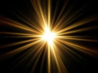 Image showing Rays of Golden Light