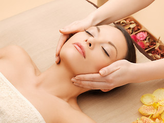 Image showing woman in spa salon