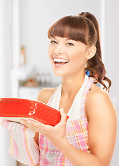 Image showing cooking housewife