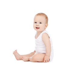 Image showing picture of adorable smiling baby