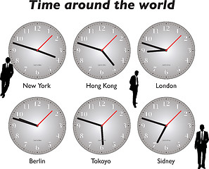 Image showing time around the world business