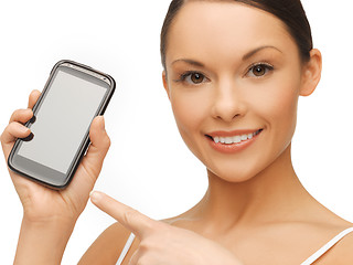 Image showing woman with smartphone