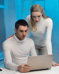 Image showing man and woman in laboratory