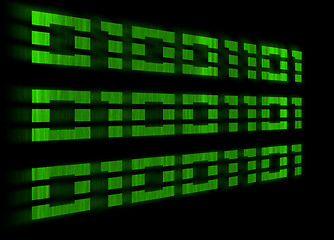 Image showing Green binary