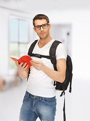 Image showing travelling student