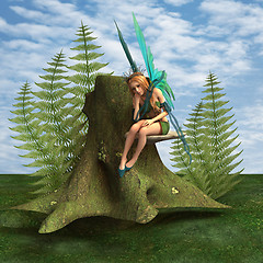 Image showing Thoughtful Fairy