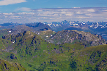 Image showing Norwegian peaks