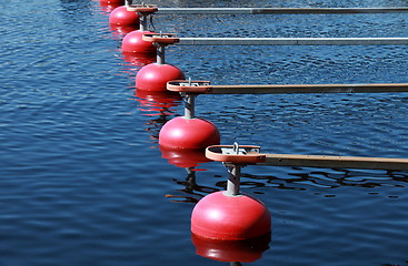 Image showing red buoy  