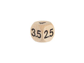 Image showing Single weird dice