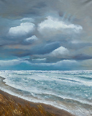 Image showing Painting of the sea