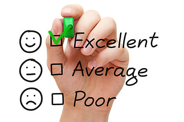 Image showing Excellent Customer Service Evaluation Form