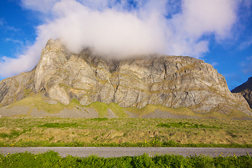 Image showing Coastal cliff