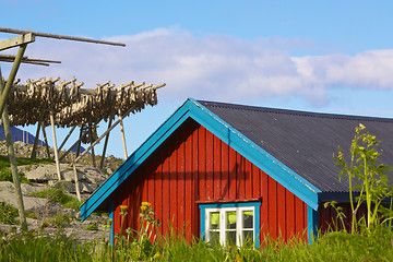 Image showing Picturesque fishing hut