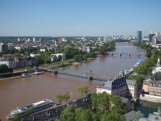 Image showing Aerial view of Frankfurt