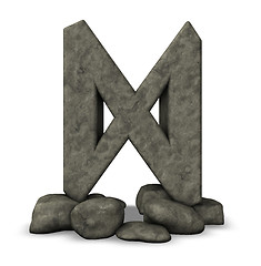 Image showing stone rune