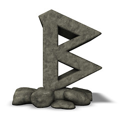 Image showing stone rune