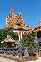 Image showing Scene in the Royal palace, Cambodia